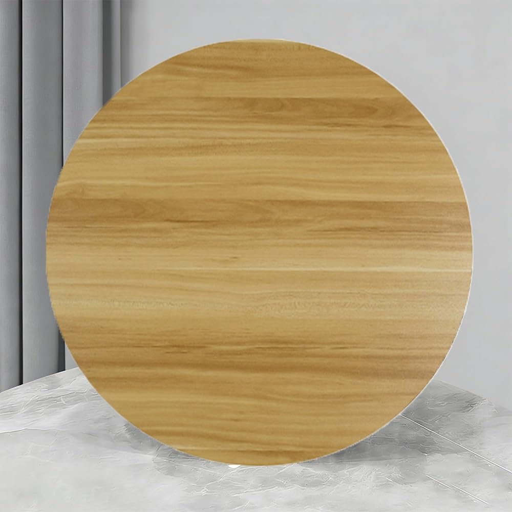 80cm Bandeja Giratoria Grande para Mesa De Comedor, Lazy Susan Redonda para Servir, Plato Giratorio para Cocina，Bandeja Servicio Organizador De Mesa(Walnut,50CM/20IN)