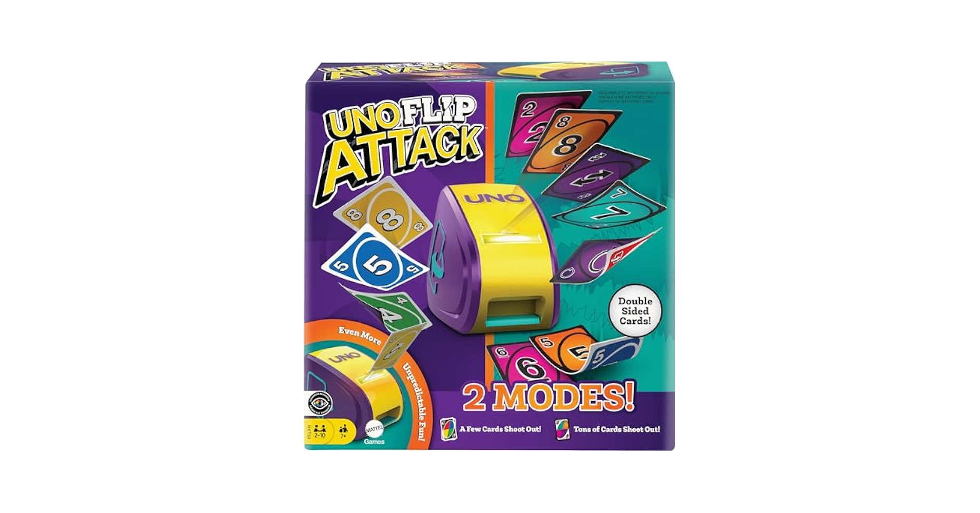 Amazon.com: Mattel Games UNO Flip Attack Card Game for Kids