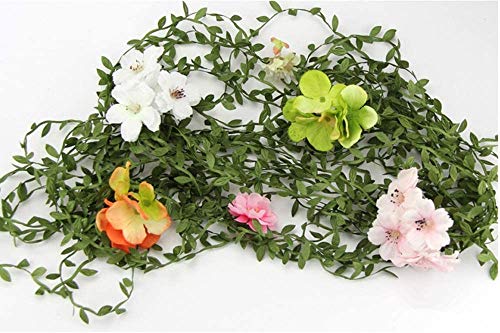 Tweal 2 rotoli di viti artificiali nastro foglia