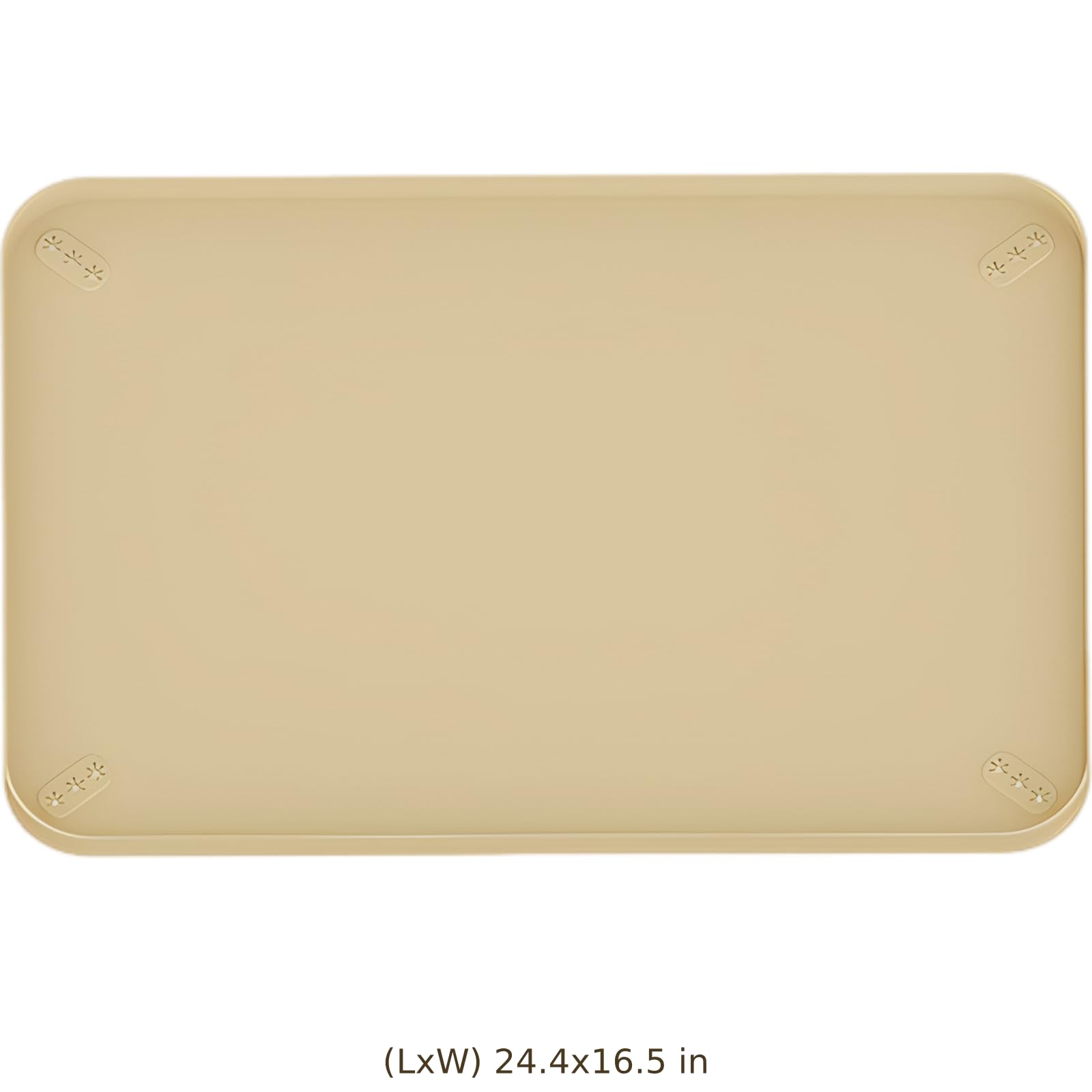 Tapis urinaire en Silicone pour Animaux, Beige, Plateau de Dressage réutilisable antidérapant pour Chiens et Chats, Absorbant Les odeurs, Bord relevé étanche, protège-Sol Lavable