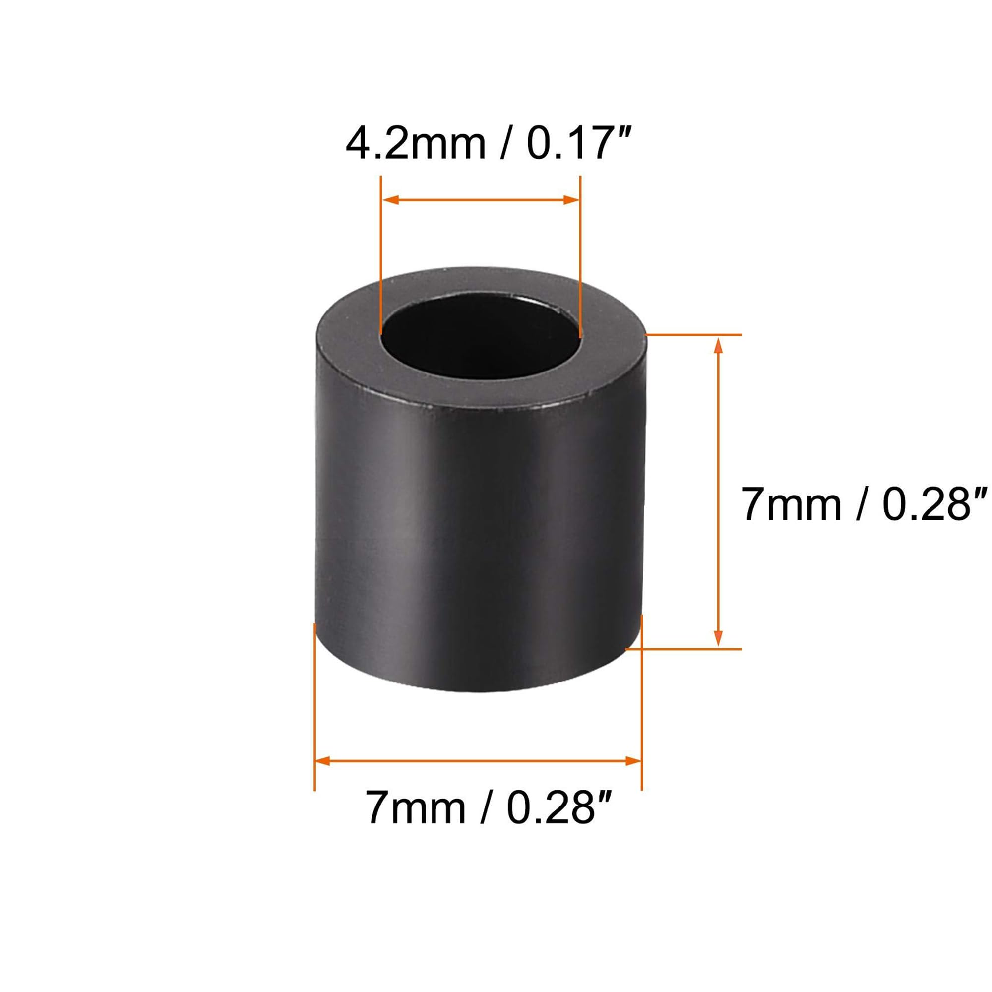 TA-VIGOR 300Pcs Nylon ABS Round Plastic Spacer Washer - Image 2