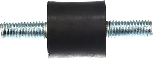 Miniatura 6 de X AUTOHAUX 4 piezas M8 - Amortiguador aislante de goma antivibración para automóvil, 0.984 x 0.787in, montaje de bobina de goma, soportes para