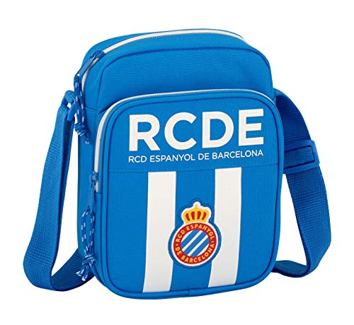 Safta Bandolera R.c.d. Espanyol Oficial Con Bolsillo Exterior 160X60X220Mm