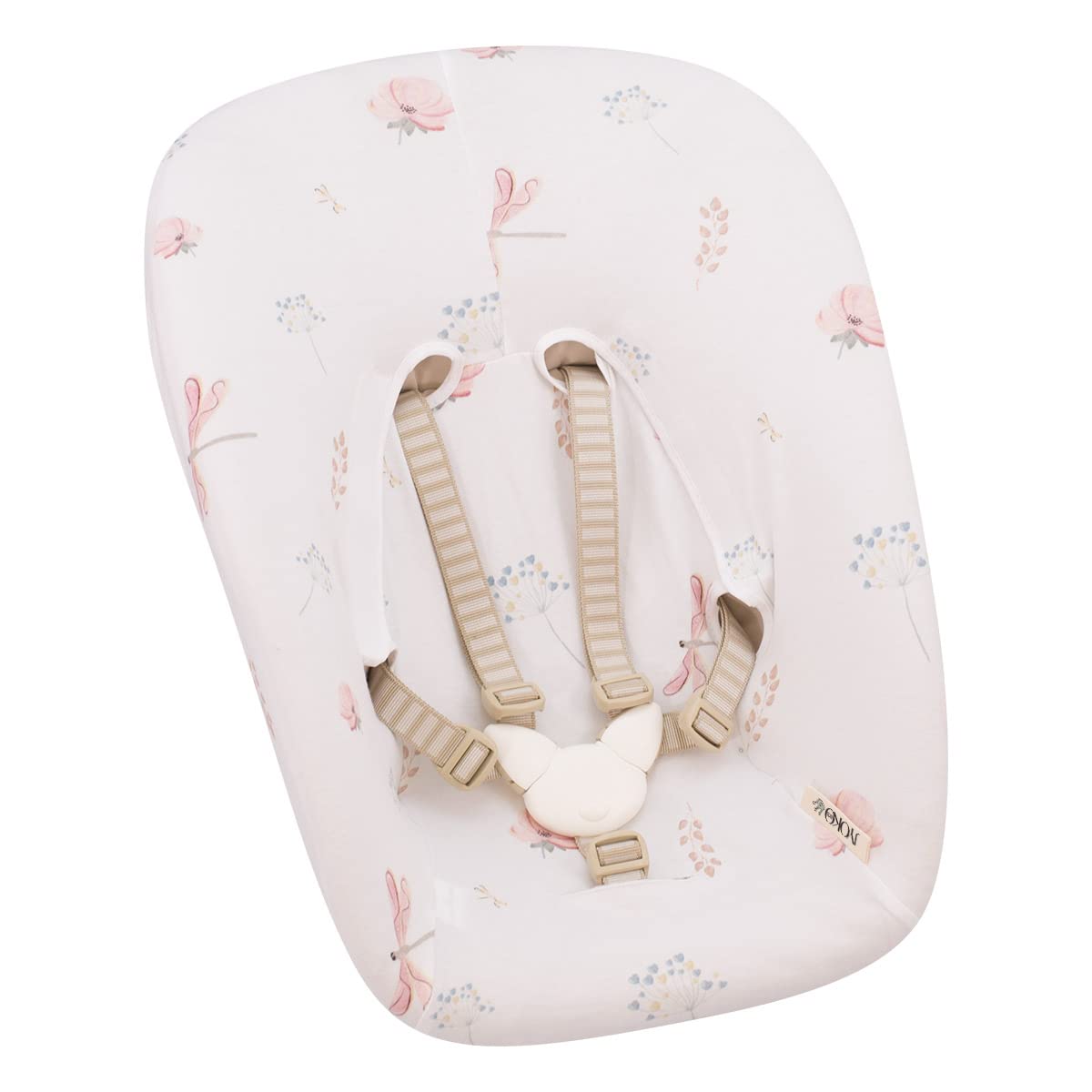 JYOKO KIDS Bezug kompatibel mit Stokke Newborn, Baumwollbezug für Babyaufsatz, Dragonfly