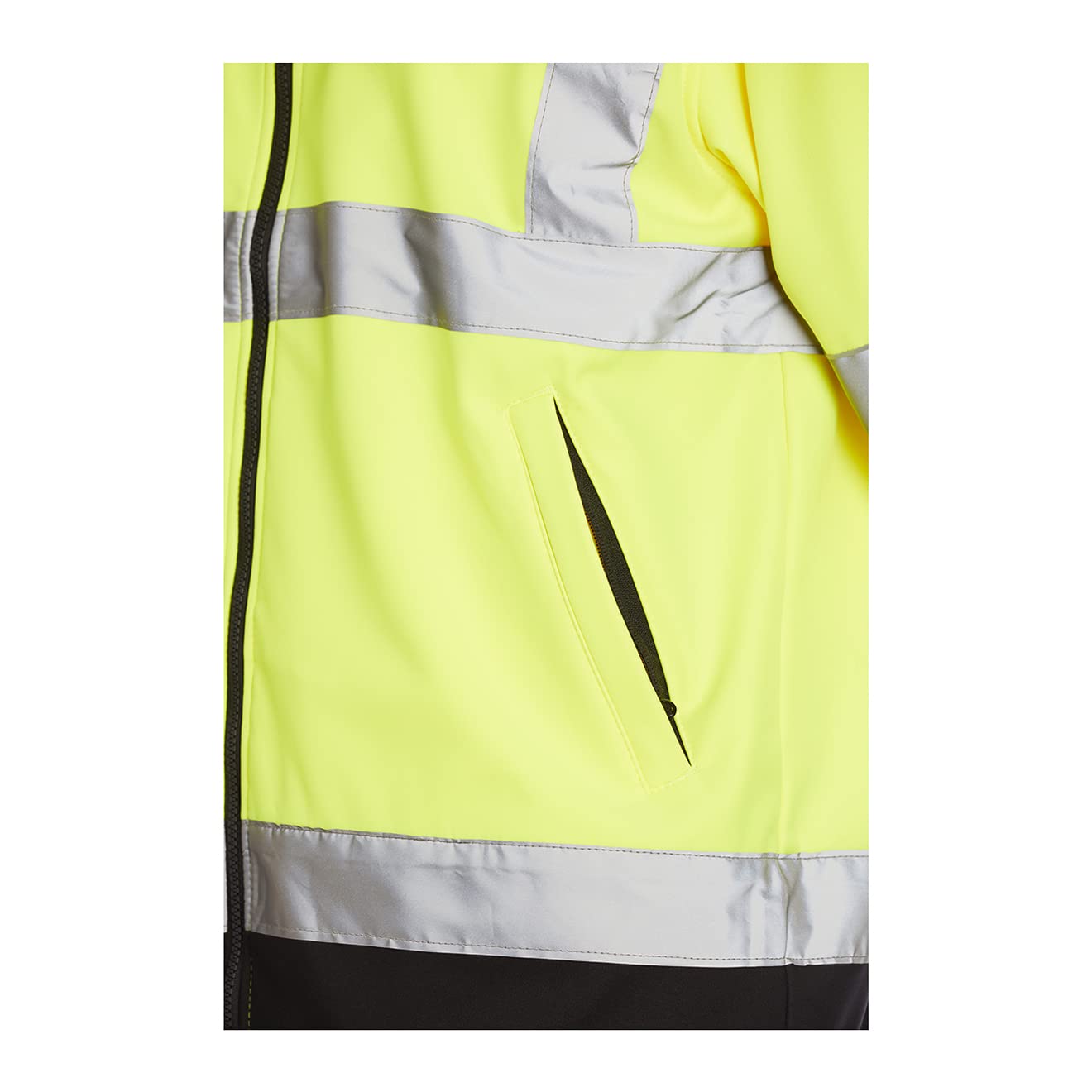 Black Rock Hi-vis Soft Shell chaqueta Hombre (Pack de 1)
