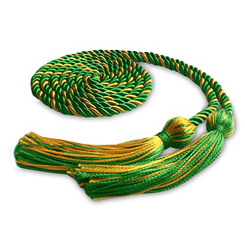 Image of Endea Graduation Single Honor Cord Two-Color (Green /Gold)