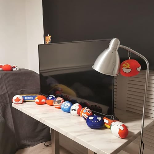 Miniatura 7 de Wgxzyq Pelota de campo de 4 pulgadas, juguete de peluche de bola de campo, regalo de cumpleaños y Navidad para niños y niñas (Unión Soviética, 4