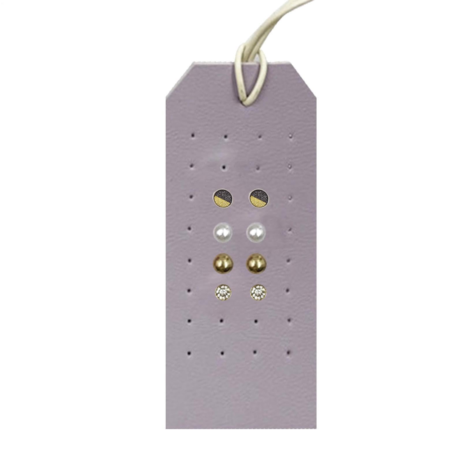 Eula Stud Earring Organizer - 32 Earring Display Boards for Earring Organizer - Earrings Display Boards for Women & Girls Room Decor