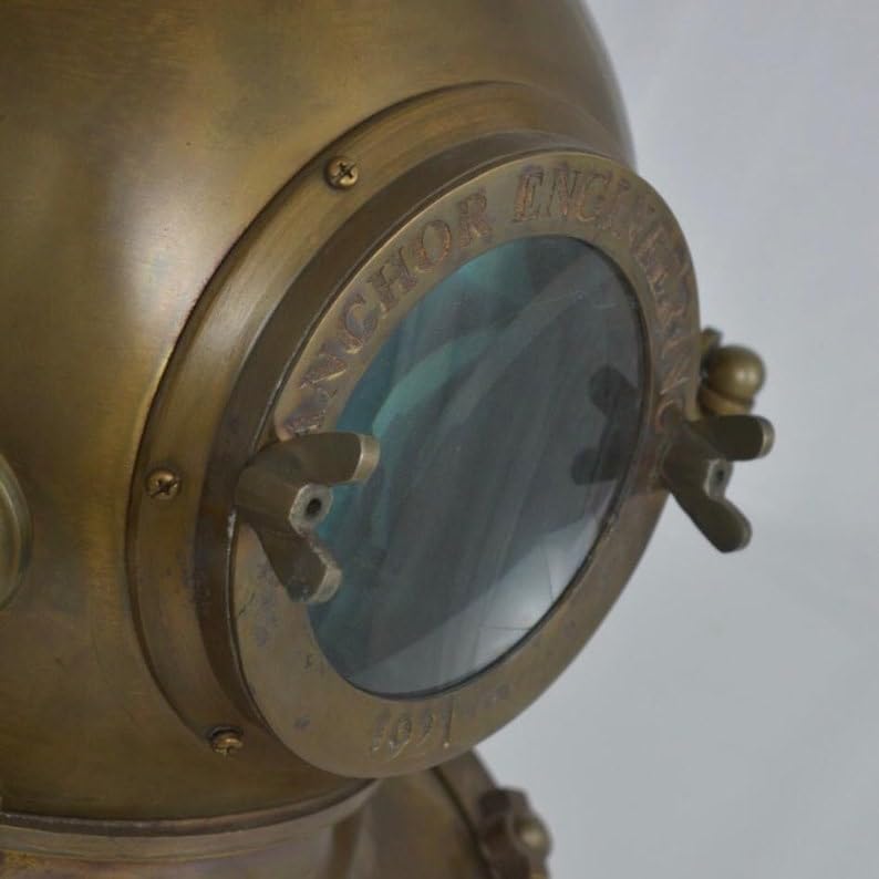 Vintage 18 Diving Helmet Maritime 1921 Anchor Engineering Deep Sca Antique Scuba Divers Helmet Replica Reproduction.