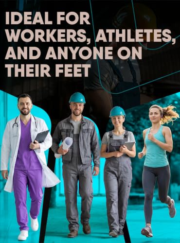 Image of CRUVHEAL Anti Fatigue Work Orthotic Boot Insoles for Men