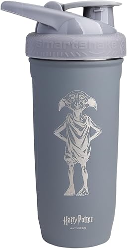 Miniatura 4 de Smart Shake Reforce - Botella agitadora Dobby de acero inoxidable de Harry Potter (30 onzas), resistente al peso ligero, con tapa suave, a prueba de