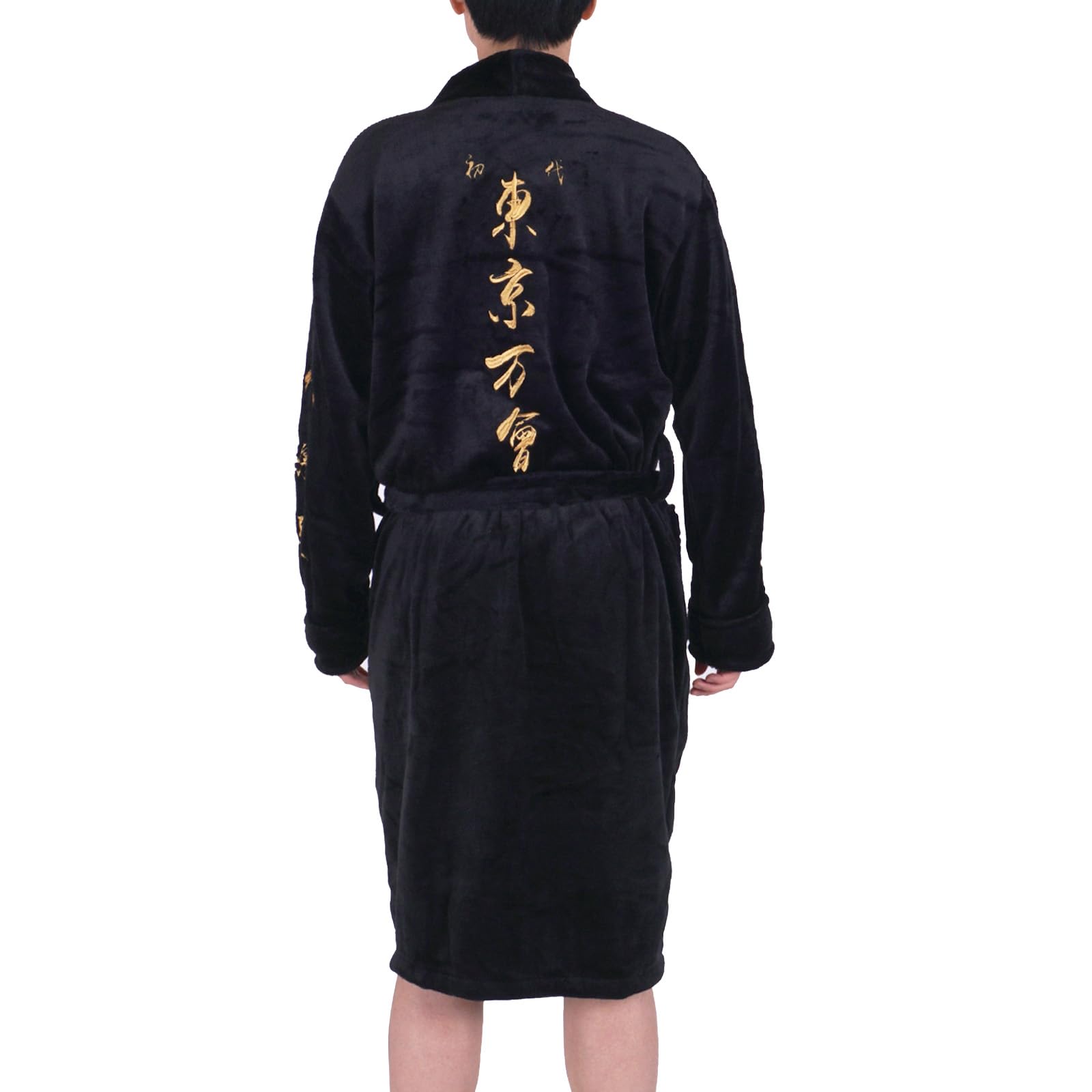 CoolChange Albornoz Toman con caracteres bordados para fans de Tokyo Revengers | Tallas: S/M, L/XL