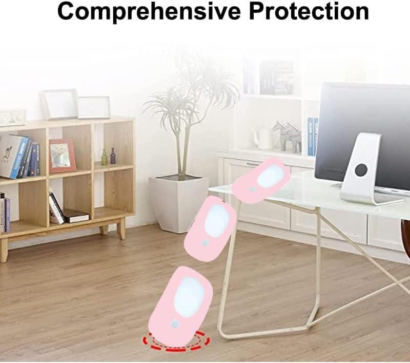 Image of RAYA Silicone Case Cover for Apple Magic Mouse 1 /2, Shockproof & Scratchproof, Light Pink