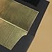 JAM PAPER A6 Foil Lined Invitation Envelopes - 4 3/4 x 6 1/2 - Black Linen with Gold Foil - Bulk 250/Box
