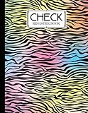 Check Register Book: Premium Zebra Skin Print Cover Check Register Book, Payment Record Accounting Ledger Book, 120 Pages, Size 8.5' x 11' by Silvia Hein