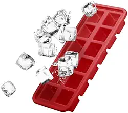 Forma de Gelo Silicone 12 Cubos Quadrados Perfeitos Multiuso Flexível Prática Fácil de Soltar Reutilizável Durável Suporta Altas Temperaturas Fácil de Remover o Gelo e Lavar