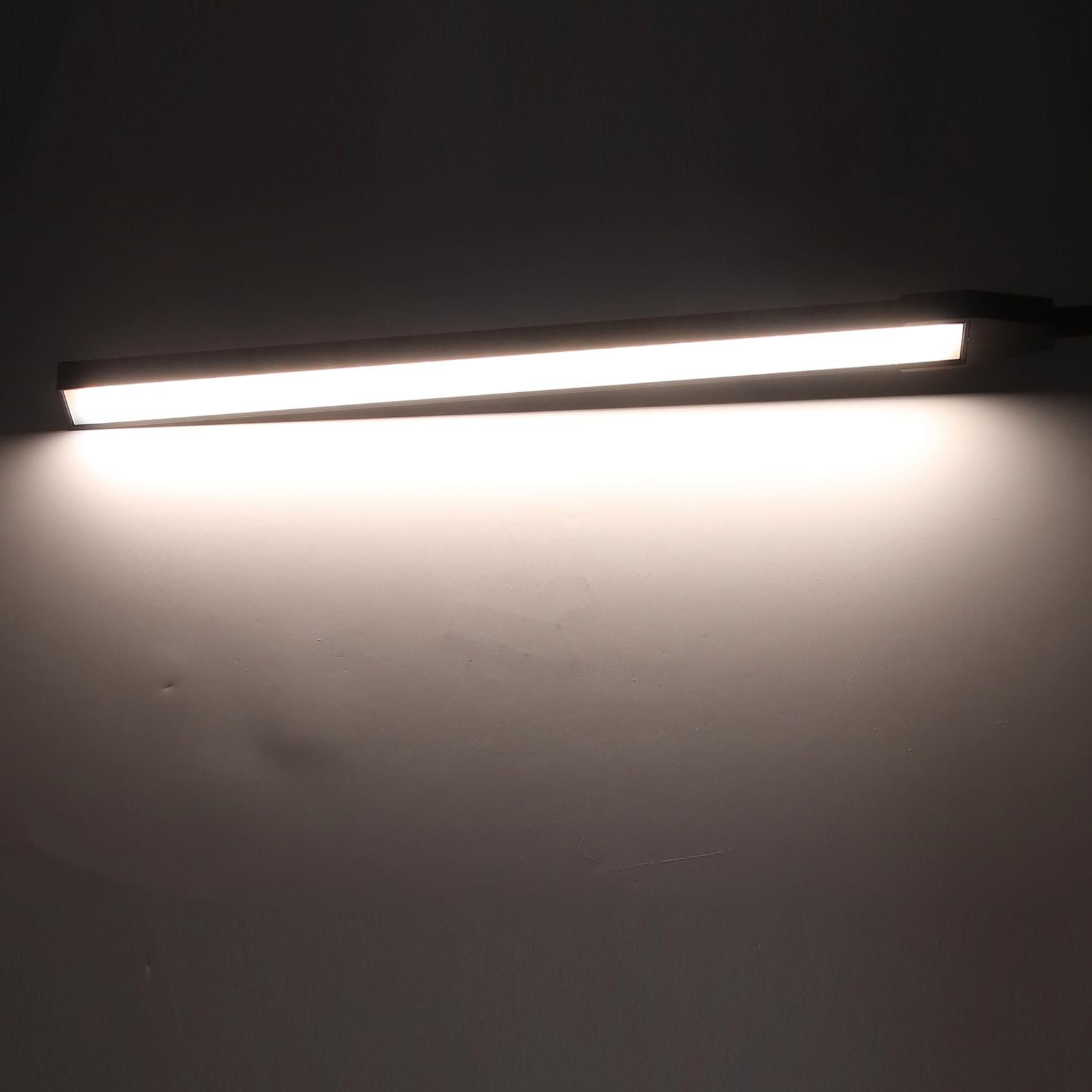 Lámpara de escritorio LED inteligente con atenuación continua, base y pinza, 3 temperaturas de color (3000K-6000K), luz con clip, plegable, con pinza para leer, ideal para el