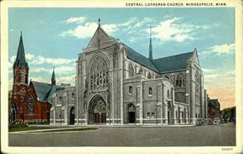 Central Lutheran Church Minneapolis, Minnesota MN Original Antique Postcard 1942