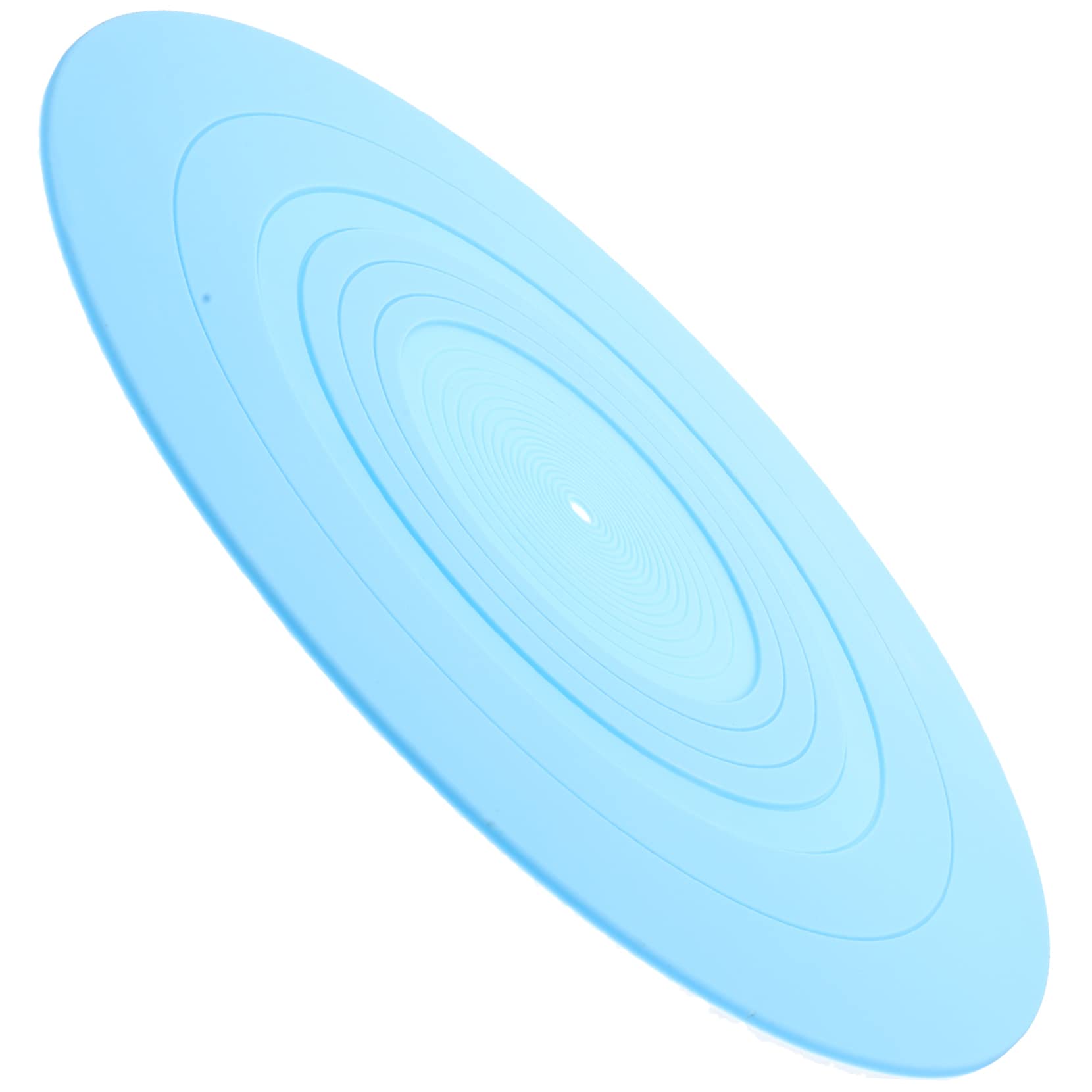 Totority Vinyl Record Player Pad Silicone Turntable Mat Static Record Mat Blue 295mm Protective Pad