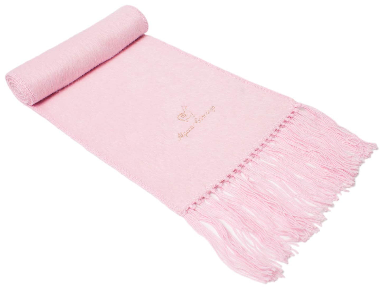 Authentic Camargo Alpaca Scarf with Alpaca Stitched Logo