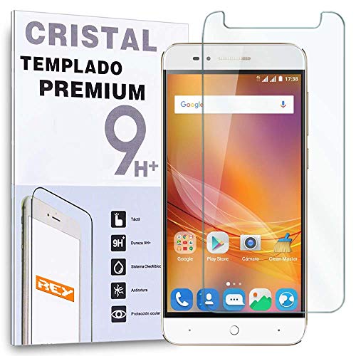 REY Protector de Pantalla para ZTE Blade A610, Cristal Vidrio Templado Premium