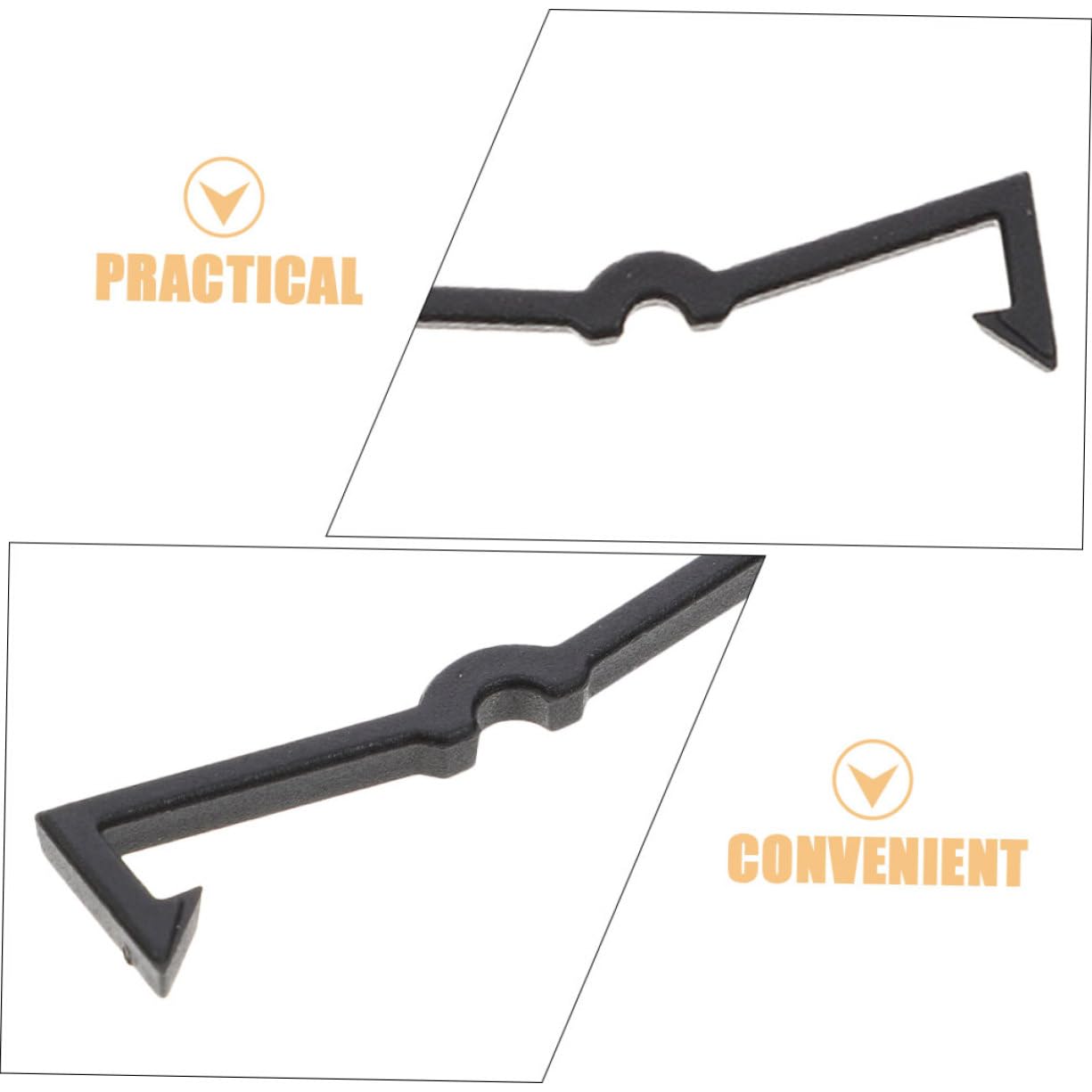 ULTECHNOVO 5 Set Di Ganci Per Pannelli Forati Per Accessori Versatili Per Garage Con Pannelli Forati Installazione Rapida 100 Pezzi * 5