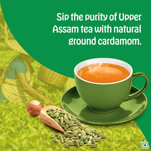 Image of VIKRAM Elaichi CTC Tea | 1 Kg | 100% Natural Ground Cardamom blended with Assam Tea | Flavorful, and Aromatic Blend Perfect for a Bold and Refreshing Brew | Premium Black Powder | No Added Essence