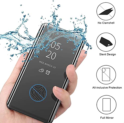 Babeel Capa para Xiaomi Mi 10T/10T Pro espelhada elegante com reflexão de proteção de corpo inteiro,