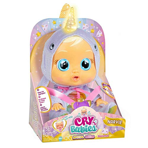IMC Toys Cry Babies Special Edition Narvie Narwhal Narval miniatura 4
