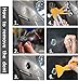 Geli 45pcs Paintless Dent Repair Tool Dent Puller Kit, Adjustable Width, Pops a Dent Car Dent Removal Kit, PDR Golden Lifter, Bridge Puller& Glue Gun for Automobile Body Motorcycle Refrigerator Washer
