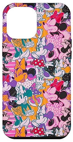 Coque iPhone 12 Pro Max Minnie Disney rétro imprimé doux pour téléphone