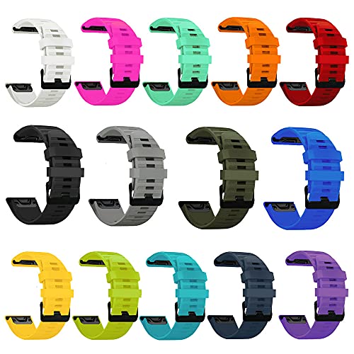 Correa silicona compatible Garmin 22mm rápida ajuste miniatura 6