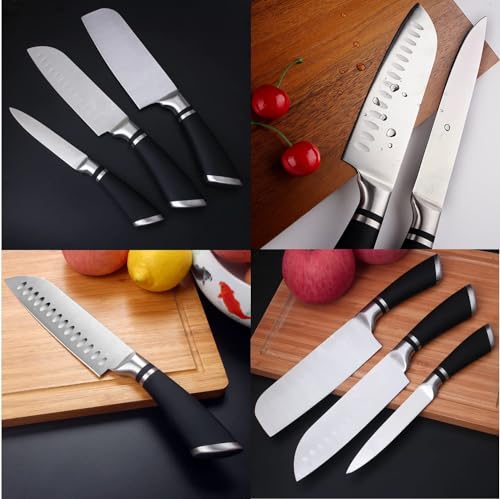 Image of Knife, Butcher Knife, Meat Cleaver Knife Chopping, Cooking Chef Butcher Knife, Sharp Santoku Knives, Kitchen Tools Utensils Nakiri, Blade 12 in (Pack of 3)