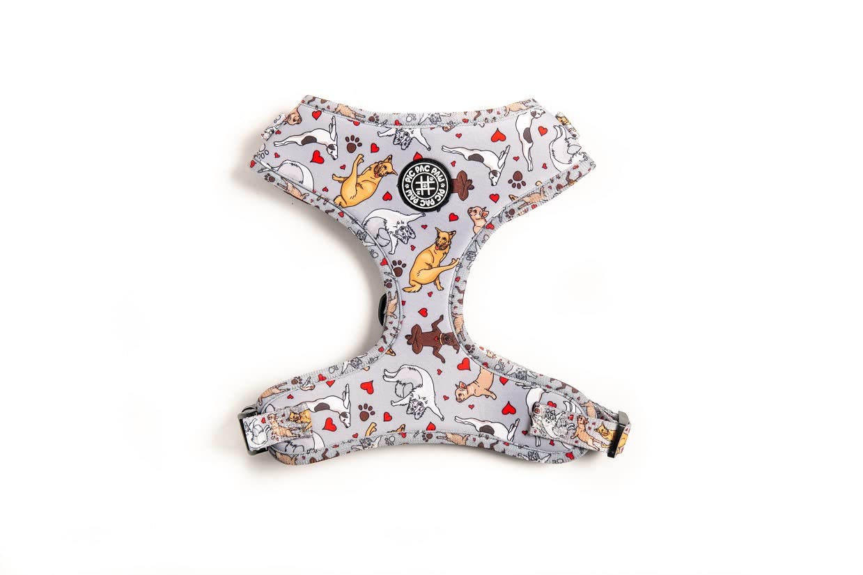 PIC PAC PAW- Adjustable Harness for Small Medium and Large Dogs- Doga Collection (XS)
