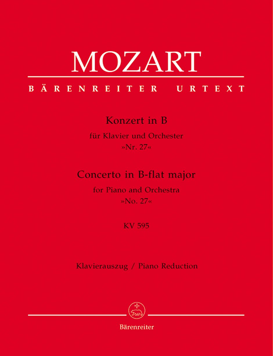 Concerto for Piano No.27 in B-flat major K.595 (Two-Piano Reduction)