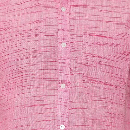 Image of LATEST CHIKAN Men's Cotton Blend Textured Half Sleeves Shirt