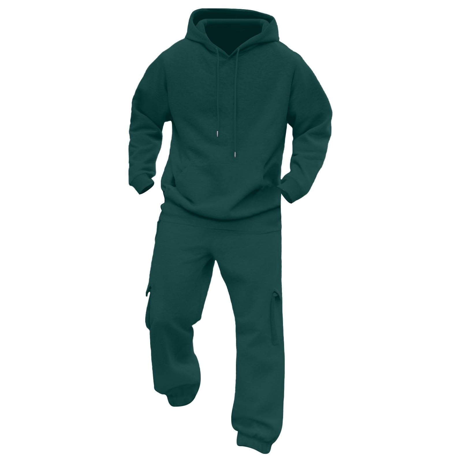 Felpe per uomo Pack,Uomo Tuta Set 2 Pezzi Felpa Con Cappuccio