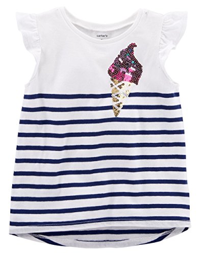Débardeur à volants Carter's avec imprimé glace ludique taille 4T