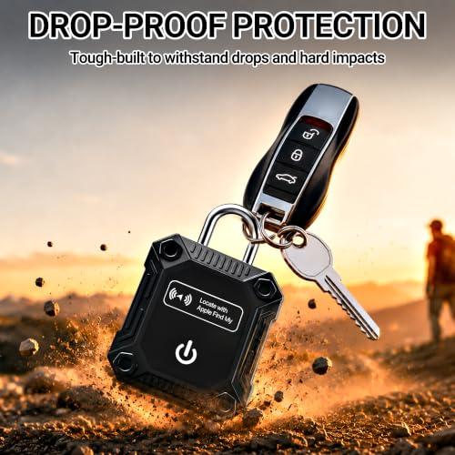 Image of Tracker Tag 1 Pack(iOS Only), Bluetooth Trackers for Apple Find My, 7-Year Battery Life, IP68 Waterproof, Item Finders Smart Tag for Keys, Luggage, Backpack-[Apple MFi Certified]