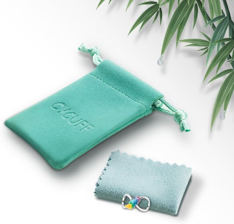 CYCUFF 925 Sterling Silver Charms for Bracelets and Charm Necklaces, Bracelet Pendants Beads Jewellery Gift for Family Friends Women (Colourful Feather Infinity Charms) - Image 7