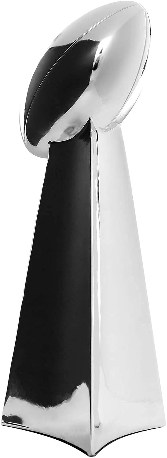 Fantasy Football Trophy - 14 INCHES Large - Chrome Replica Trophy Made for Fantasy Football Champions