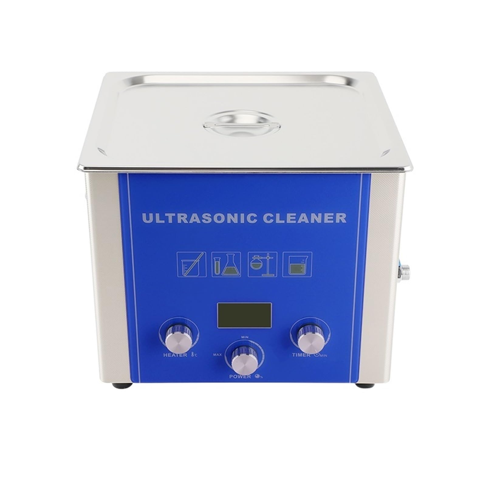 Myjka Ultradźwiękowa, 10L Laboratorium Medyczne Myjka Ultradźwiękowa Degas Bath DPF Części Metalowe Formy Szkło Olej Odtłuszczacz Do Rdzy Ultrason Maszyna Do Czyszczenia
