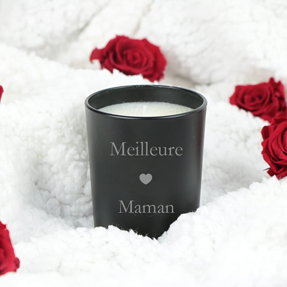 Bougie Parfumée à La Vanille Pour Maman - Cadeau Touchant De Fille Ou Fils Pour Fête Des Mères Et Anniversaire