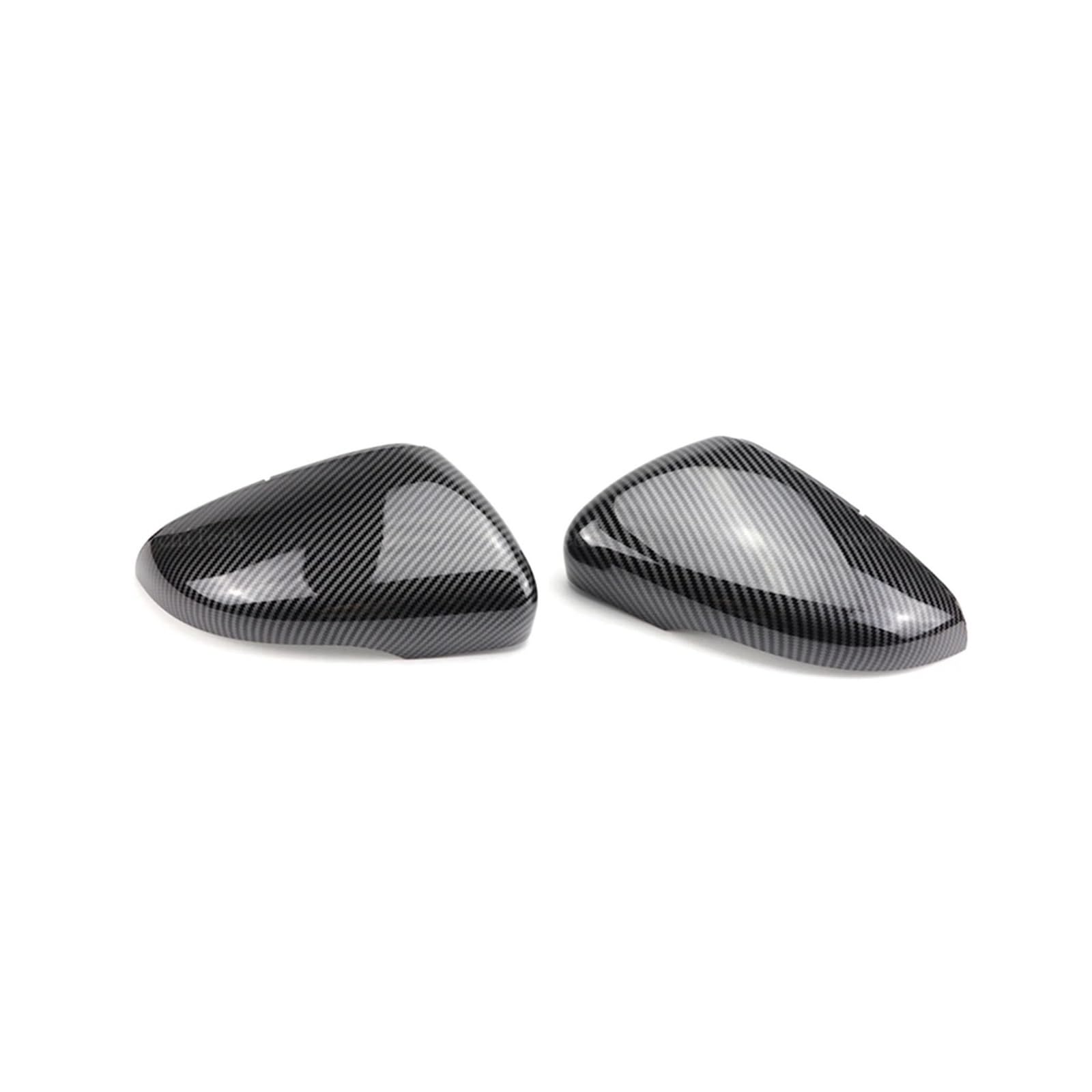 Rétroviseur Couvercle Lot De 2 Coques Rétroviseur pour Golf 6 VI MK6 pour GTI R pour Line R20 pour Touran 2010-2015 Coque Rétroviseur(Carbon Fiber Pattern)
