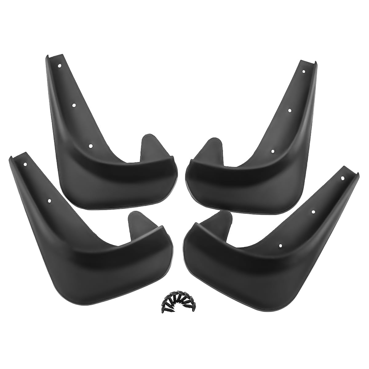 DGHXTDPOZ 4 Pcs Car Mud Flaps, for MG HS 2025+ Protector contra Salpicaduras Delanteros y Traseros Kit de Faldillas Antibarro Flexibles de Alta Resistencia