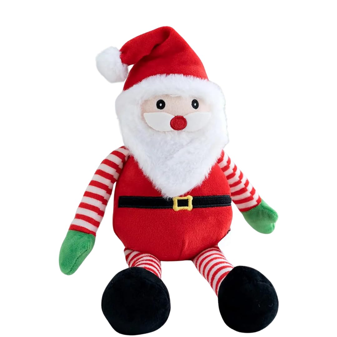 TechMax Solution Standing Santa Claus Plushies for Christmas Decoration