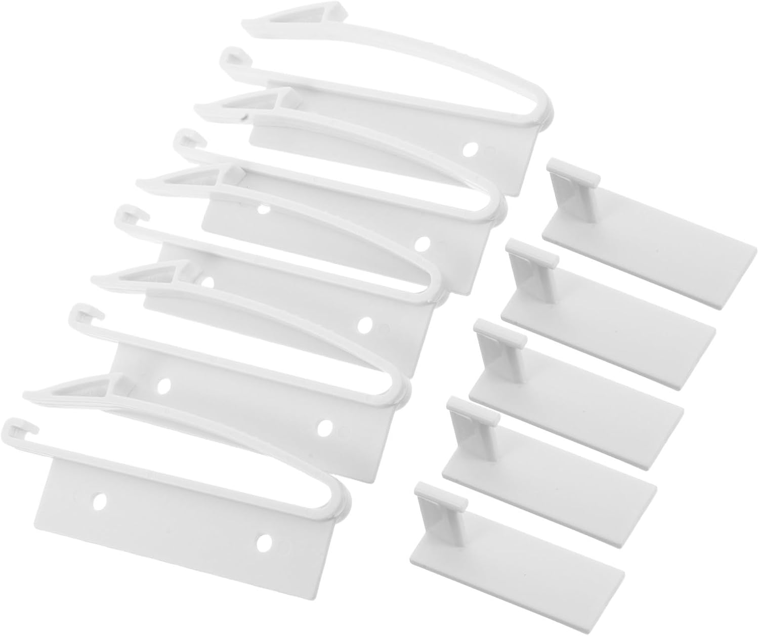 GLEAVI 5 Sets Strong Adhesive Cabinet Locks for Safety, Invisible Proofing Furniture Locks, No Tools Needed, Pet Proof Plastic Latches for Cabinets and Storage Units