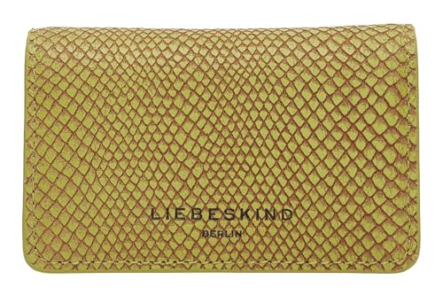 LIEBESKIND Berlin Chelsea Snake Cardie Geldbörse, fern, Extra Small (HxBxT 7.4cm x11.2cm x2.5cm)