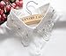 YAKEFJ Lady Half-Shirt Blouse Detachable Lace chiffon Fake Collars Dicky Collar Faux Collar