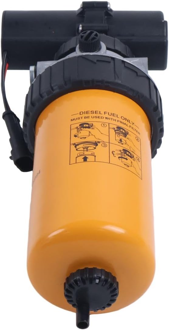 Fuel Pump Filter 87802202 87801794 Compatible with Case Loader LS180 LS190 LX865 New Holland 2550 LS180 LB110 LB115 6610S 6810S 7610S TB120 TB80 TS100